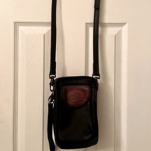 Vintage leather crossbody bag